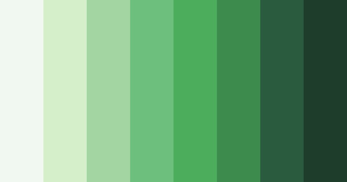 Download emerald serenity color palette PNG image (landscape)