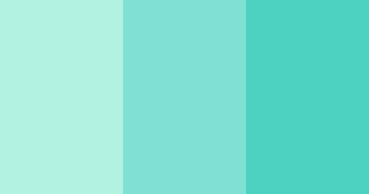 Download minty breeze color palette PNG image (landscape)