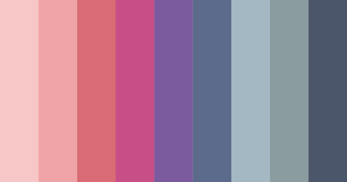 Download red blue gray harmony color palette PNG image (landscape)