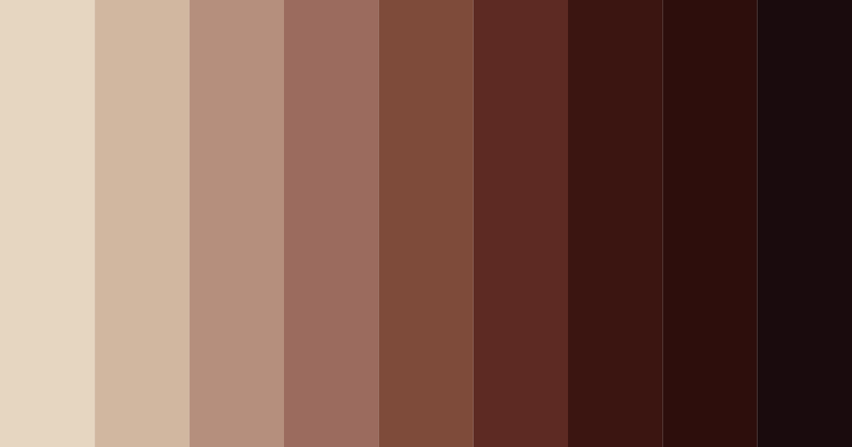 Download coffeehouse elegance color palette PNG image (landscape)