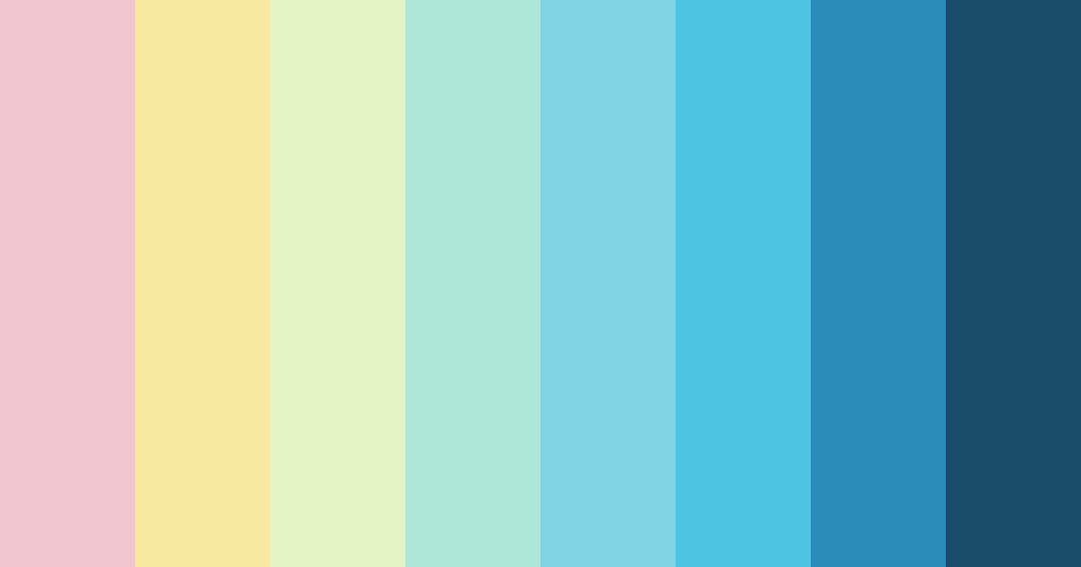 Download dreamy daydreams color palette PNG image (landscape)