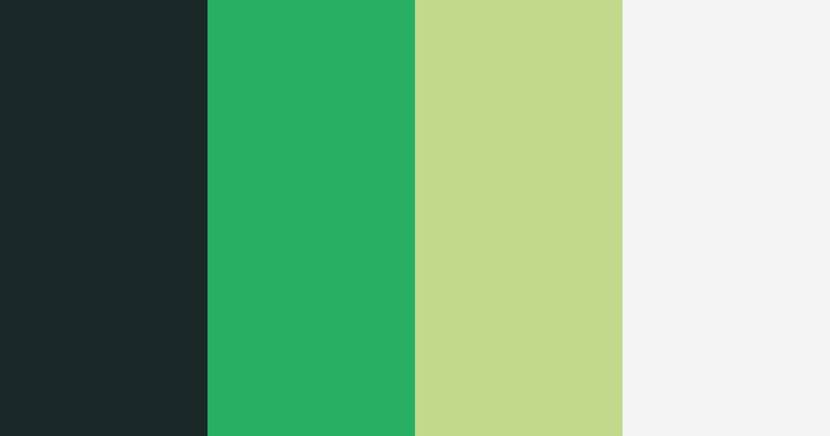 Download minty fresh color palette PNG image (landscape)