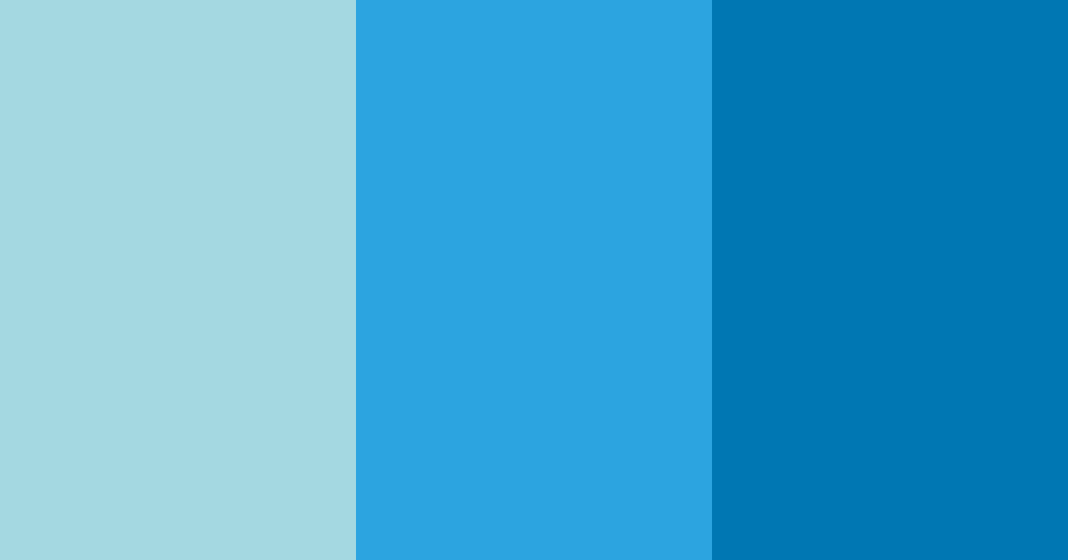 Download blue breeze color palette PNG image (landscape)