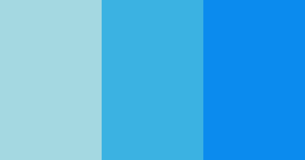 Download azure serenade color palette PNG image (landscape)