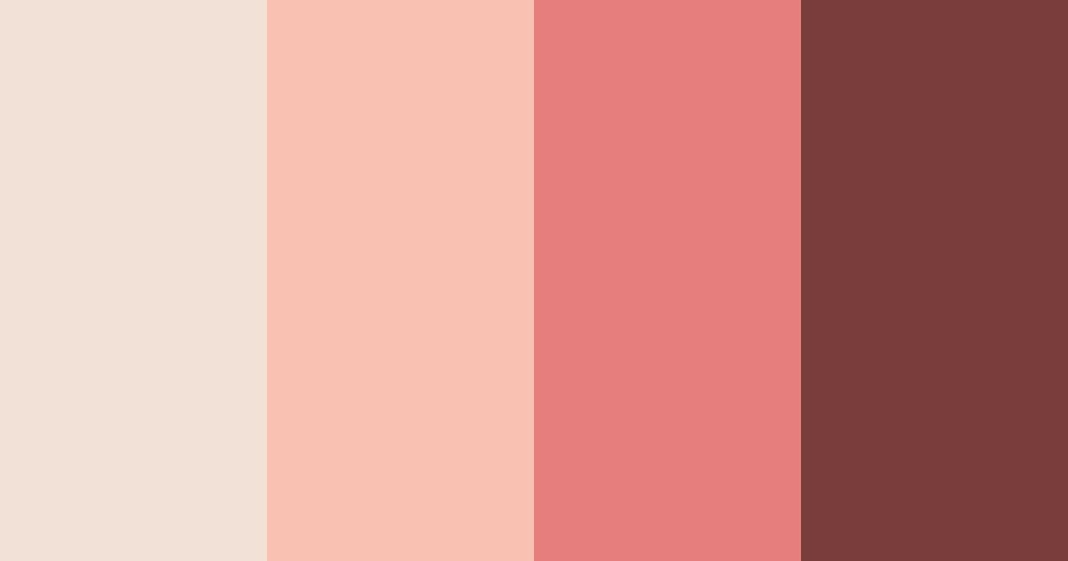Download rosewood elegance color palette PNG image (landscape)