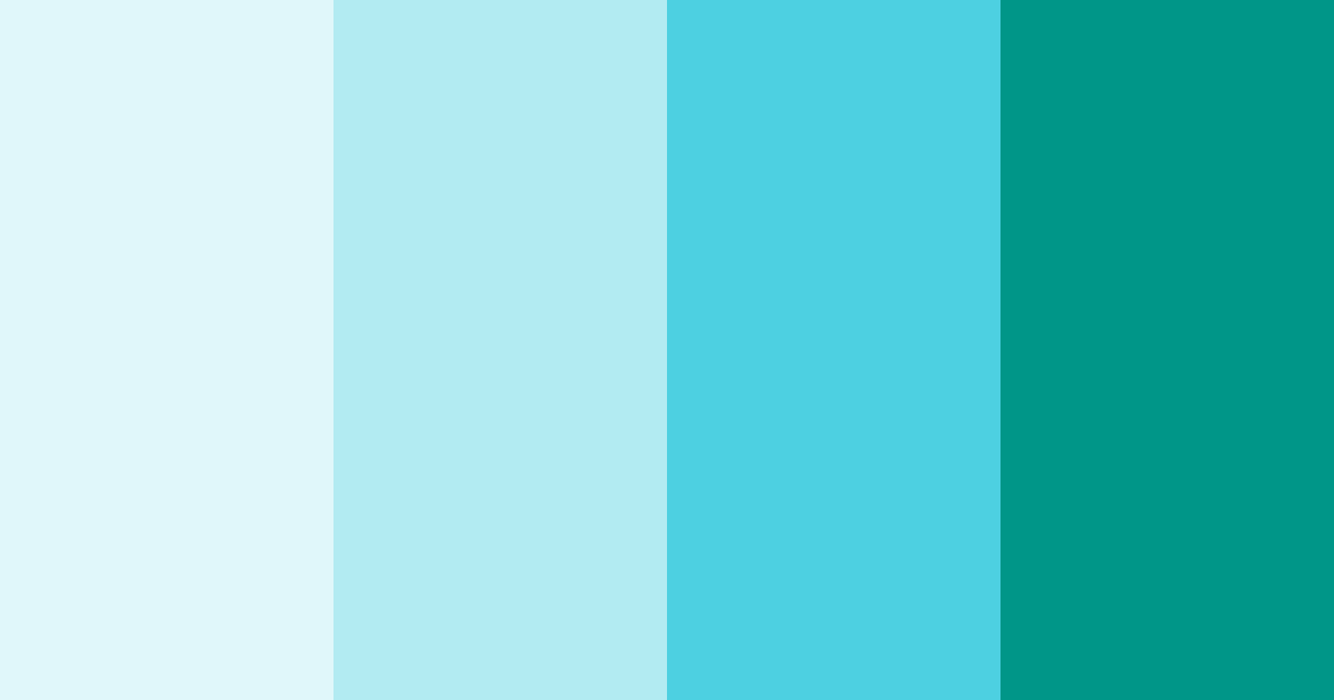 Download teal bug color palette PNG image (landscape)