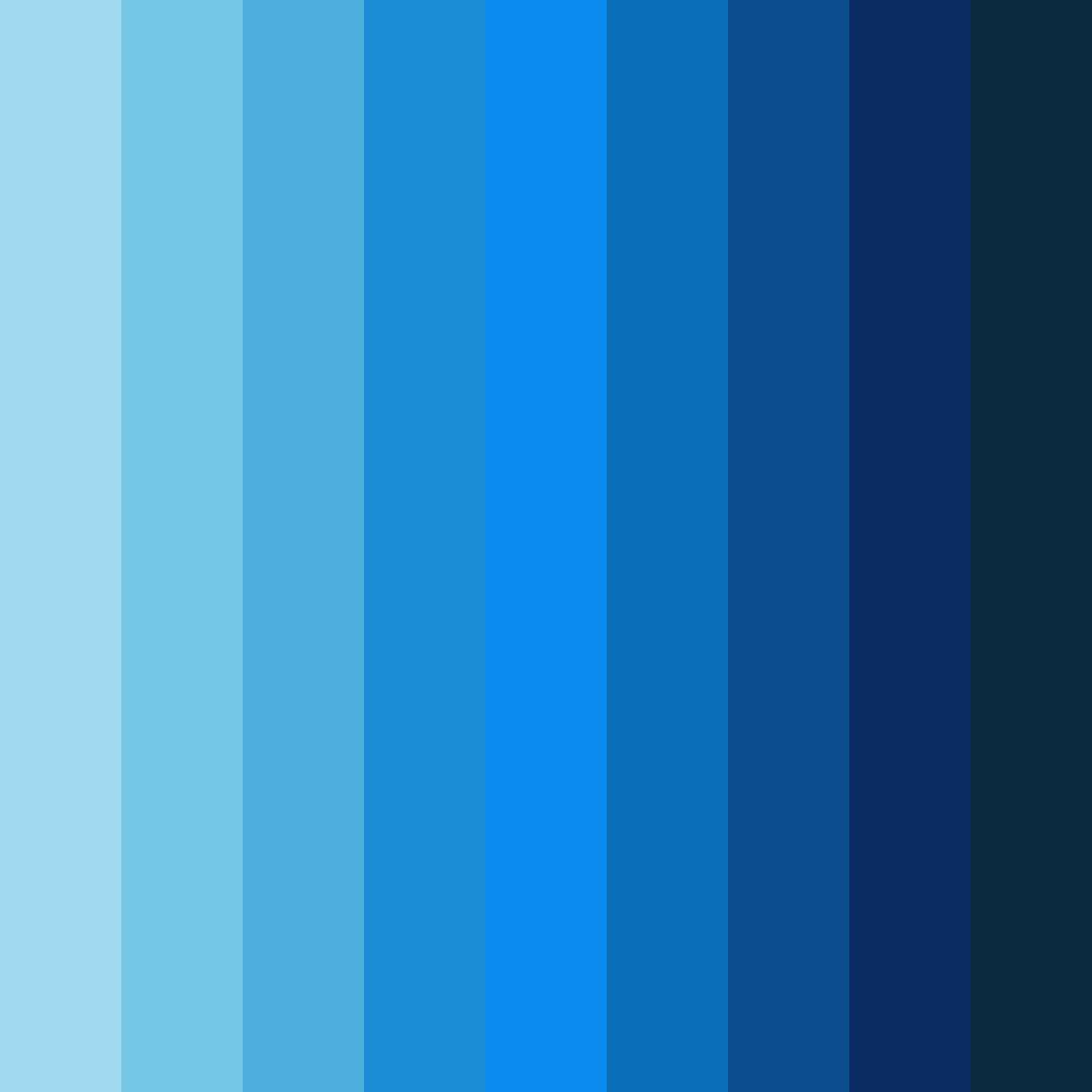 Download oceanic harmony color palette PNG image (square)