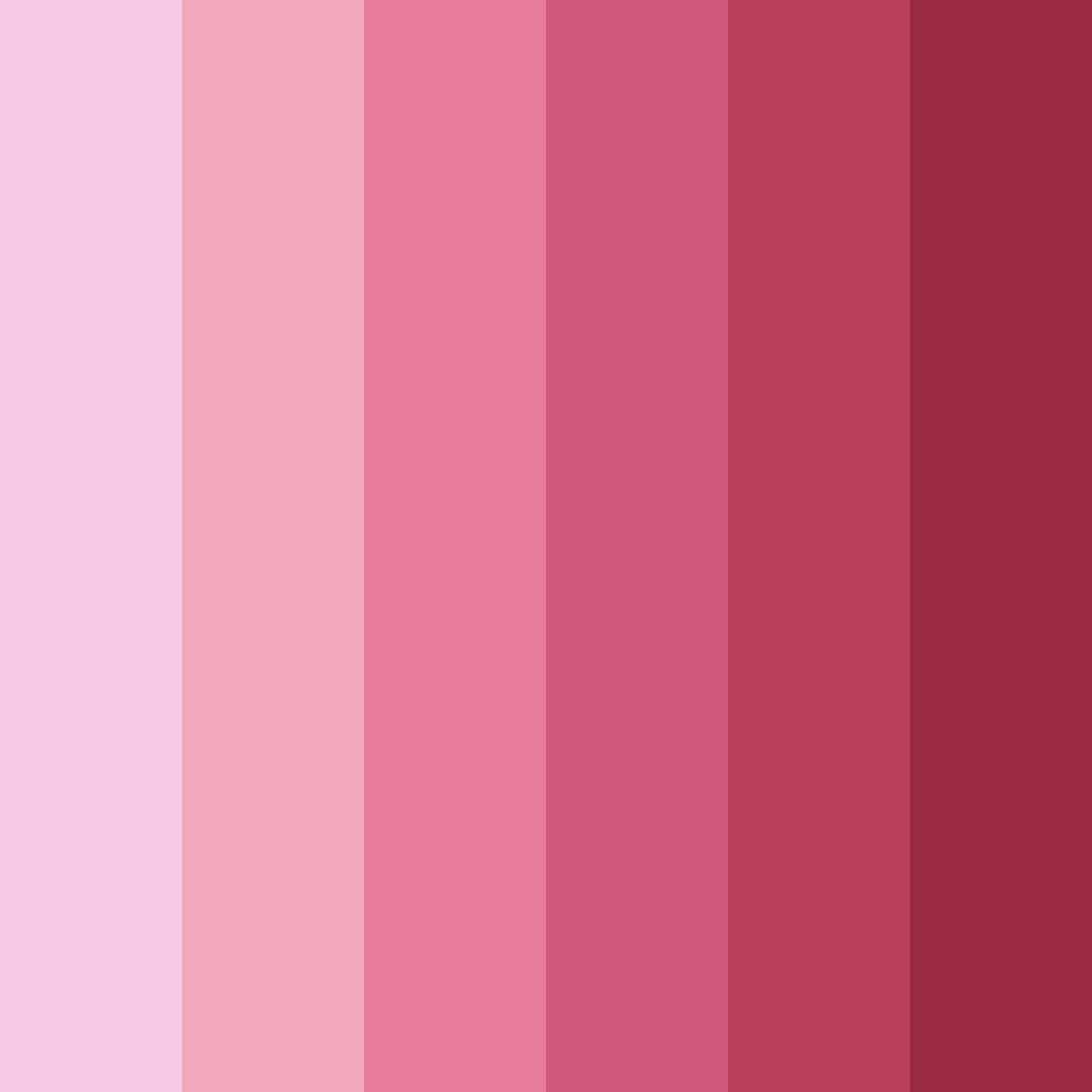 Download romantic blossom color palette PNG image (square)