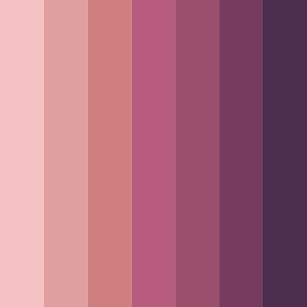 Download lana's velvet blossom color palette PNG image (square)