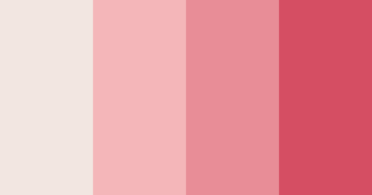 Download pink trend color palette PNG image (landscape)