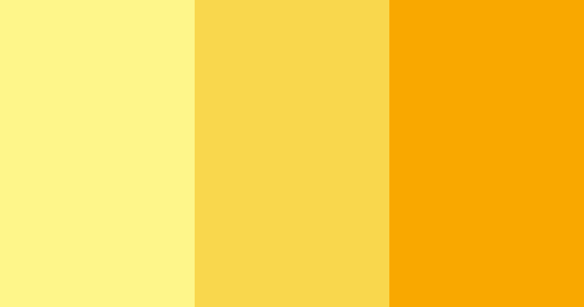 Download sunshine serenade color palette PNG image (landscape)