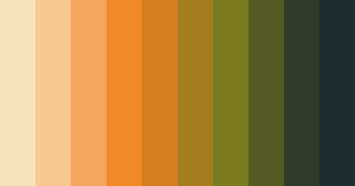 Download autumn harvest color palette PNG image (landscape)