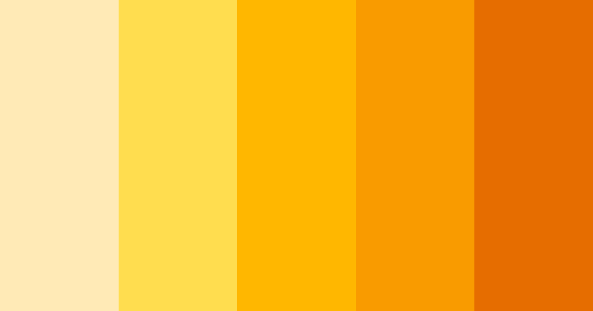 Download yellow sunrise color palette PNG image (landscape)