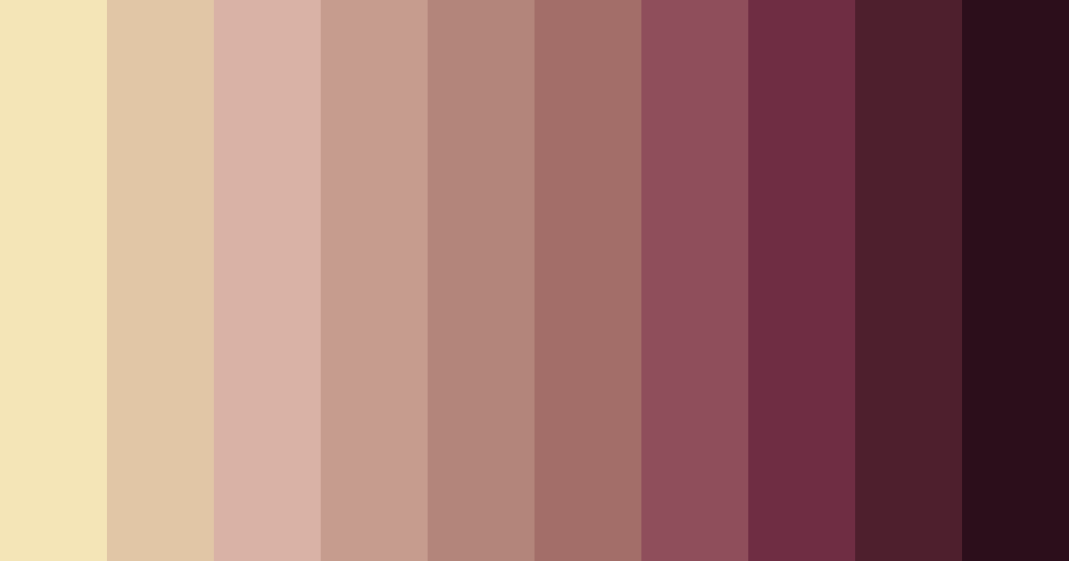 Download warm autumn embrace color palette PNG image (landscape)