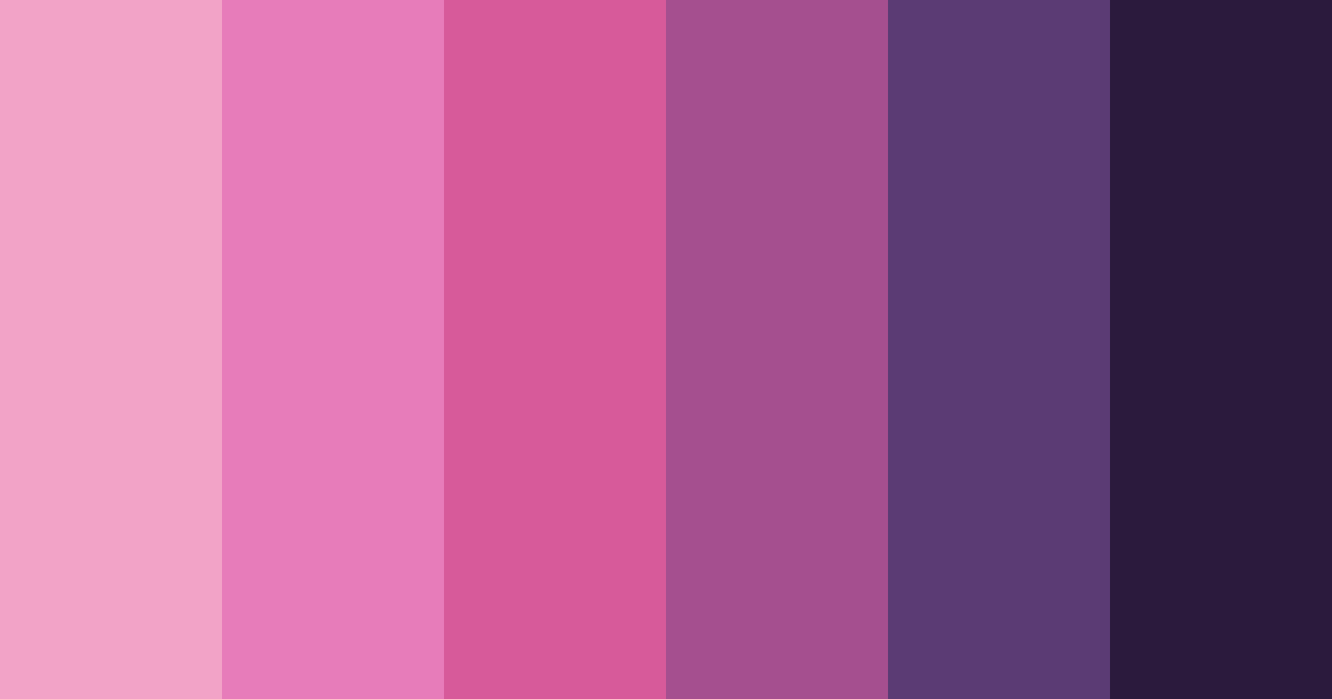 Download cotton candy twilight color palette PNG image (landscape)