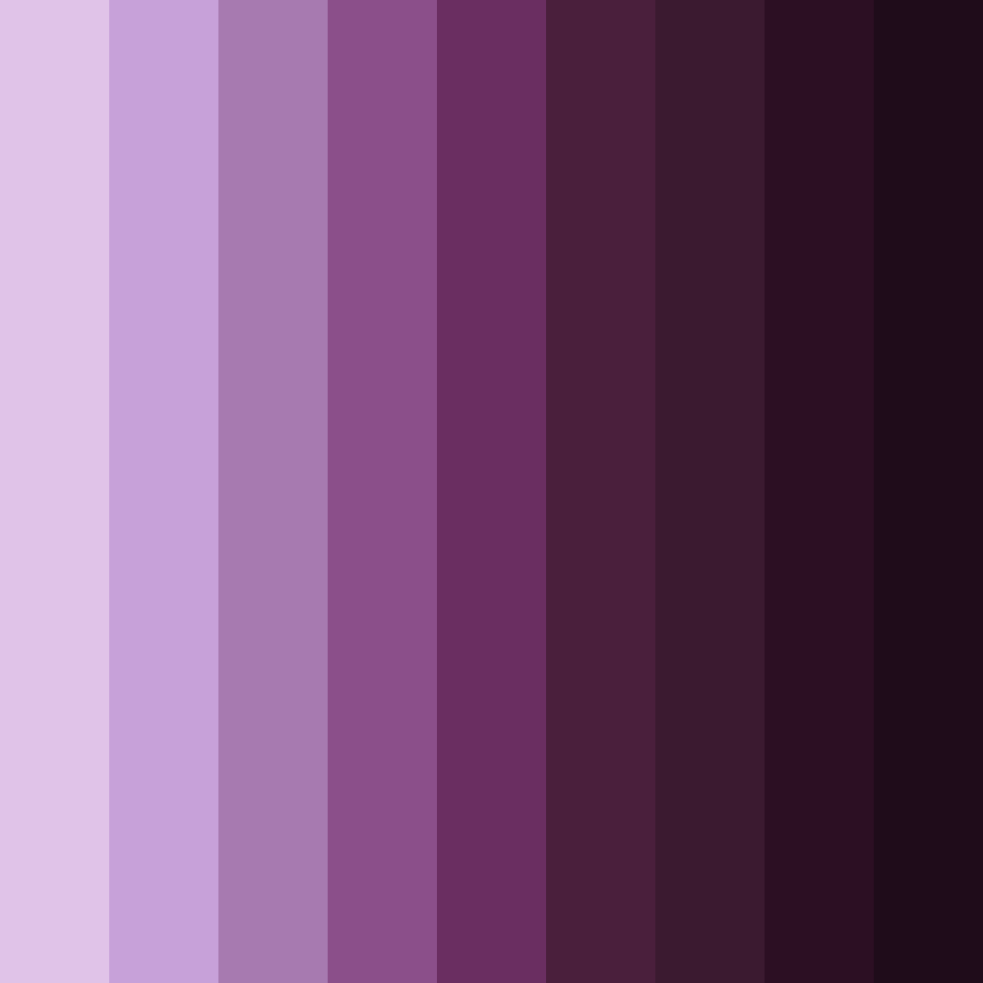 Download enchanted twilight color palette PNG image (square)