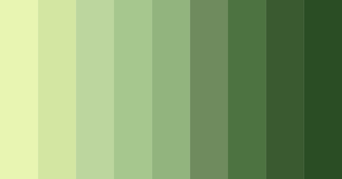 Download green may color palette PNG image (landscape)
