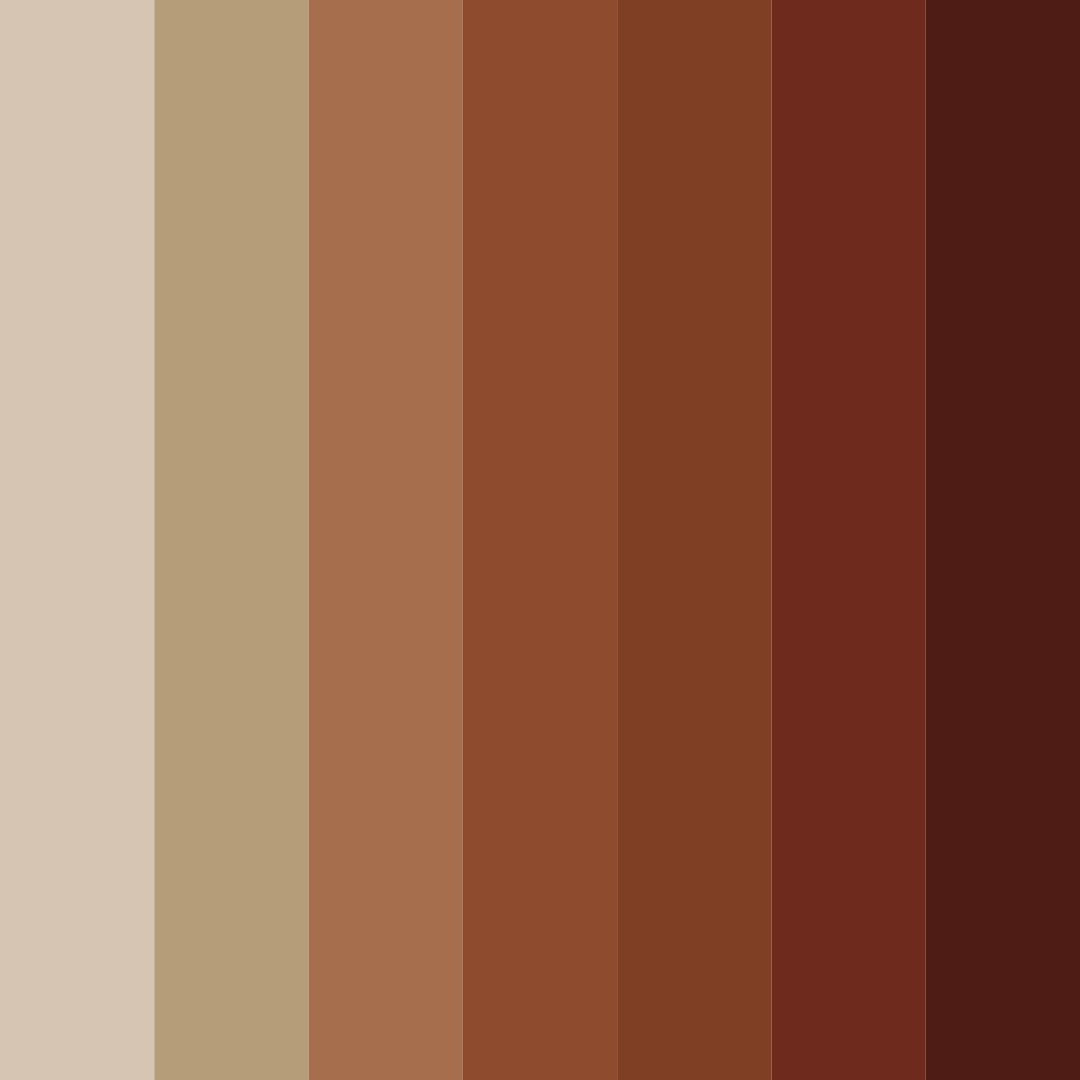 Download brown earth color palette PNG image (square)