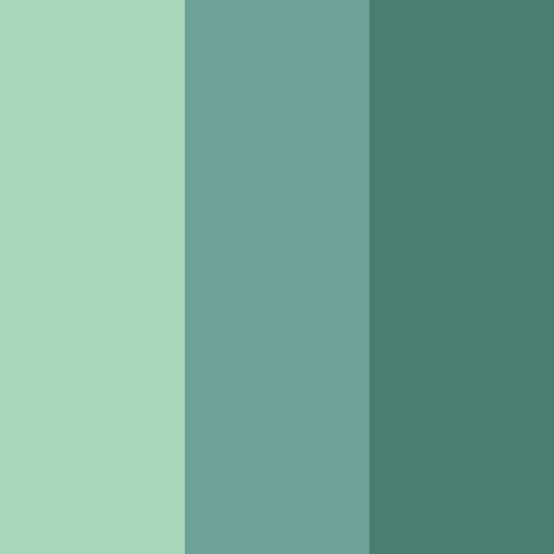 Download green nature color palette PNG image (square)