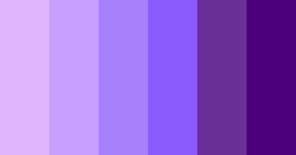 Download mystic lavender dream color palette PNG image (landscape)