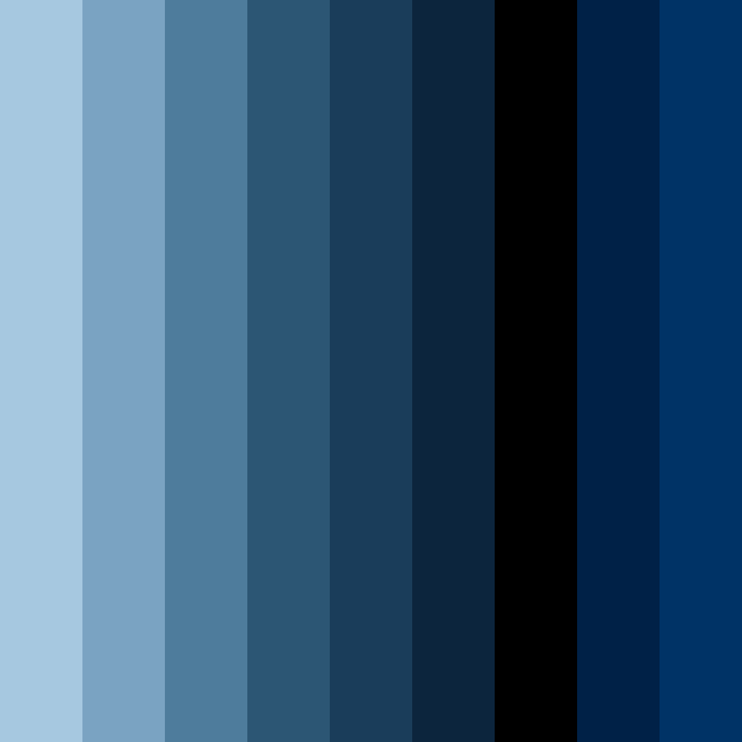 Download blue black color palette PNG image (square)