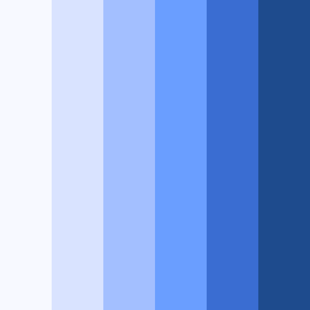 Download celestial cascade color palette PNG image (square)