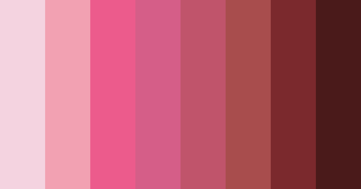 Download gigi's rose garden color palette PNG image (landscape)