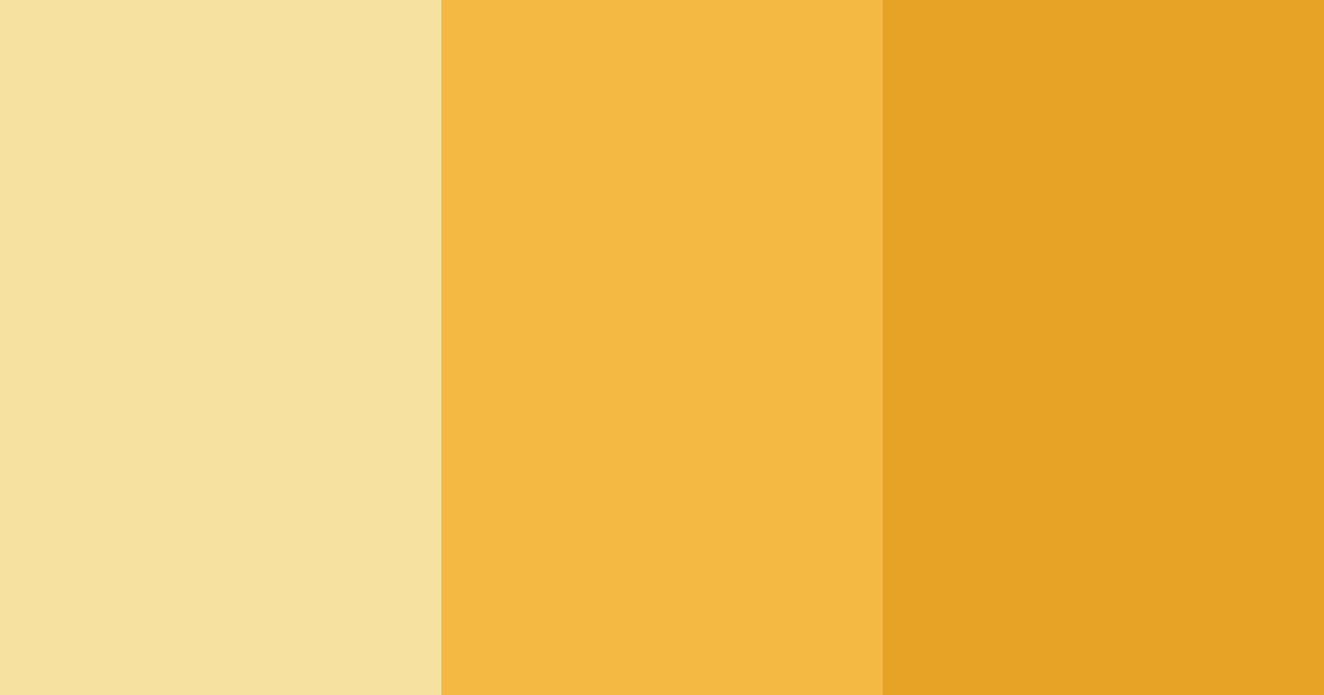 Download golden sunshine color palette PNG image (landscape)