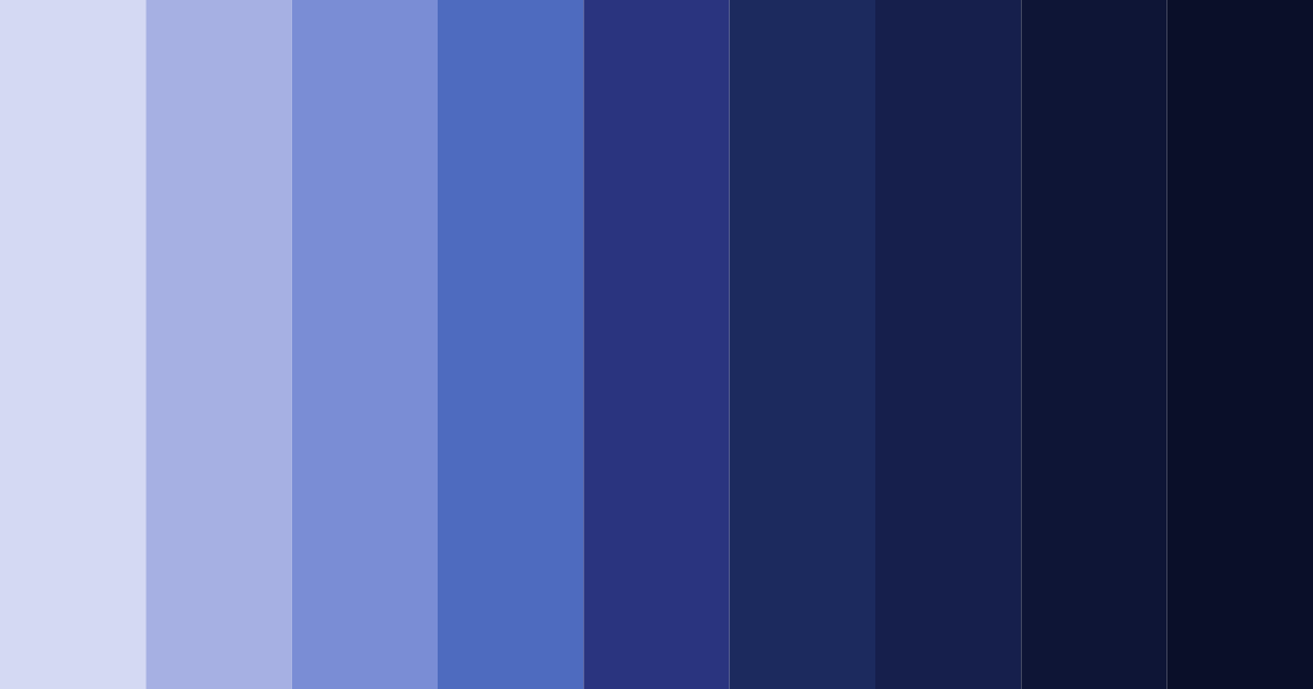 Download midnight serenade color palette PNG image (landscape)