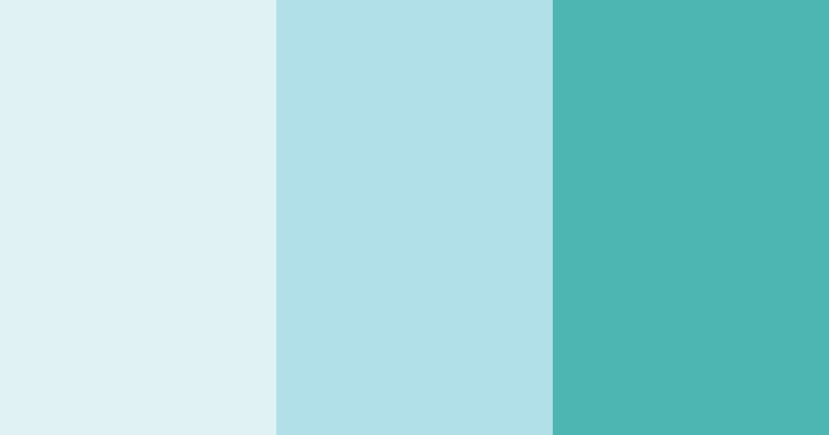 Download teal breeze color palette PNG image (landscape)