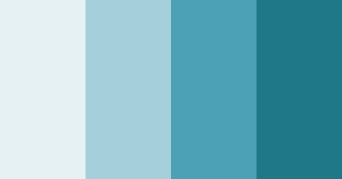 Download aqua harmony color palette PNG image (landscape)