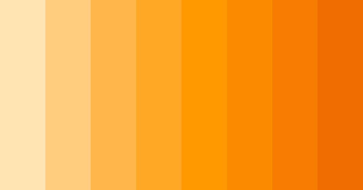 Download orange sunset color palette PNG image (landscape)