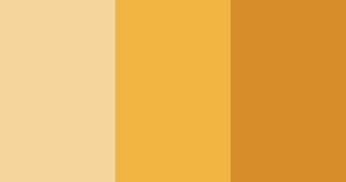 Download golden yellow color palette PNG image (landscape)