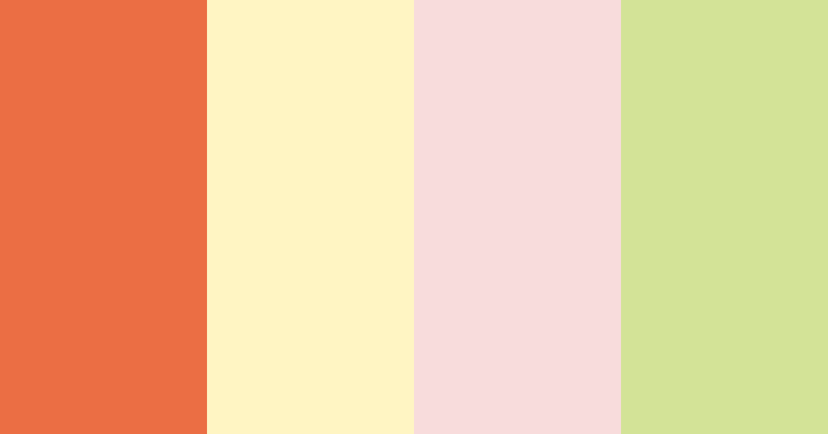 Download sunset blush color palette PNG image (landscape)