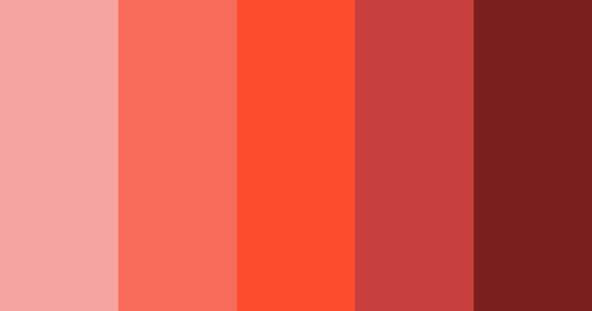 Download crimson sunset color palette PNG image (landscape)