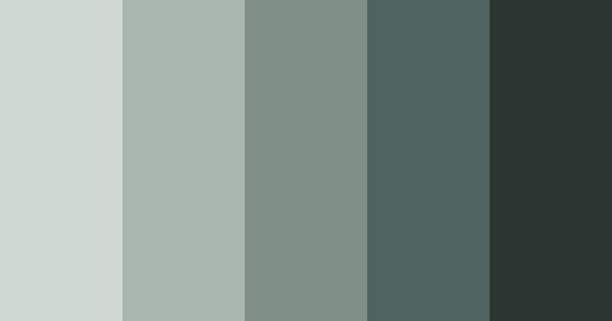 Download misty evergreen color palette PNG image (landscape)