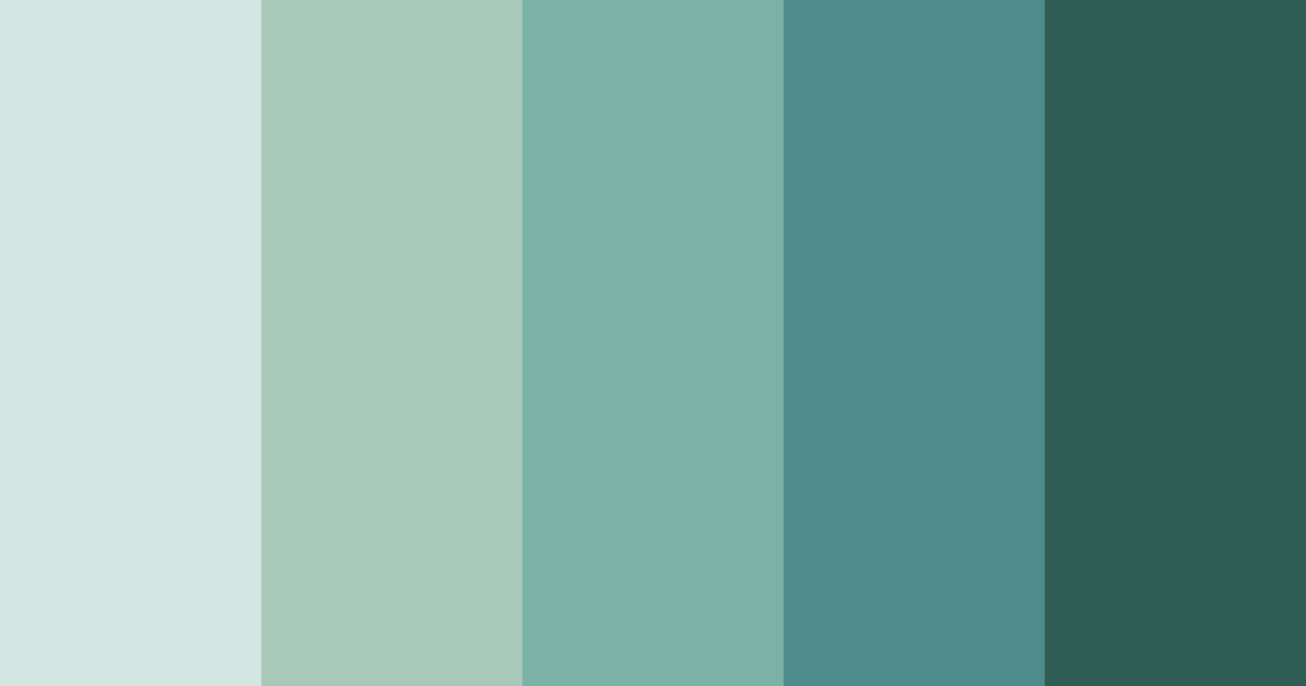 Download shades of sage color palette PNG image (landscape)