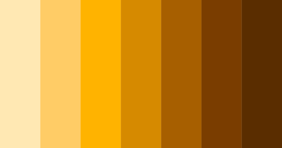 Download honeyed ember color palette PNG image (landscape)