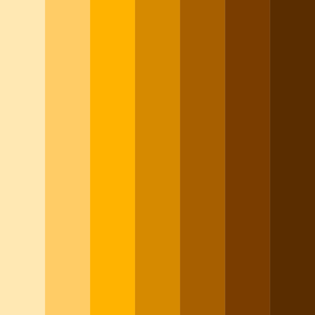 Download honeyed ember color palette PNG image (square)