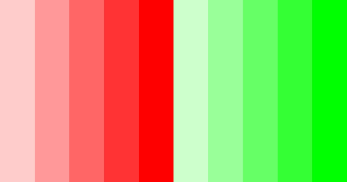 Download crimson to emerald harmony color palette PNG image (landscape)