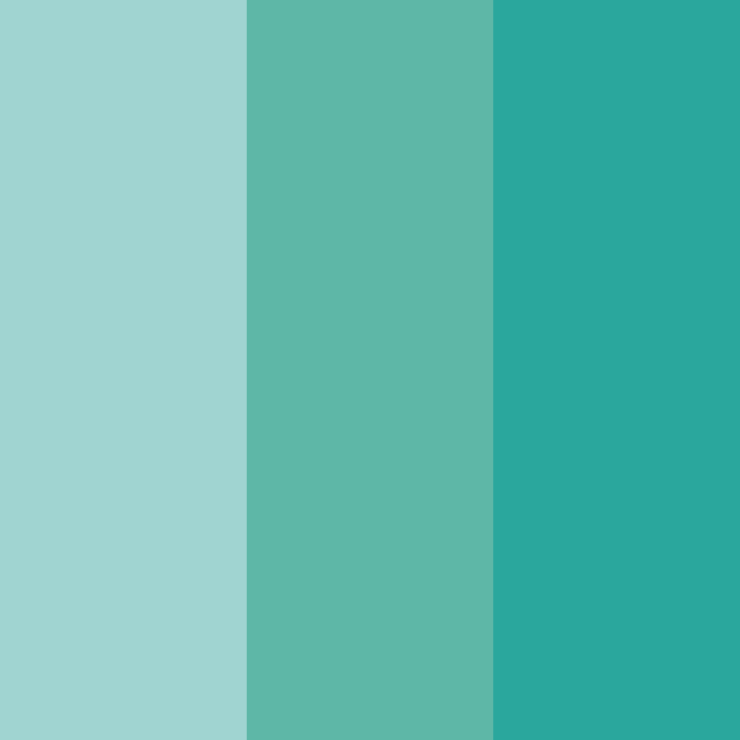Download turquoise tranquility color palette PNG image (square)