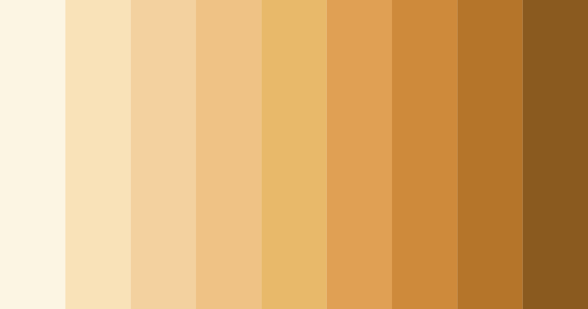 Download warm beige color palette PNG image (landscape)