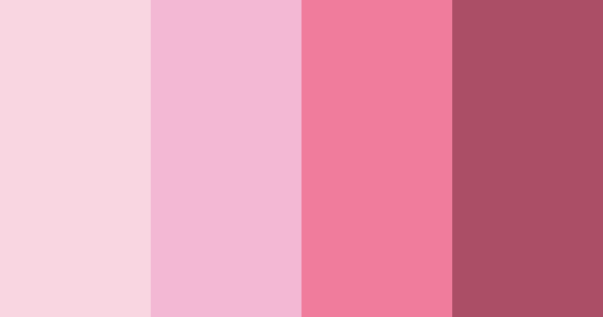 Download pink ice cream color palette PNG image (landscape)