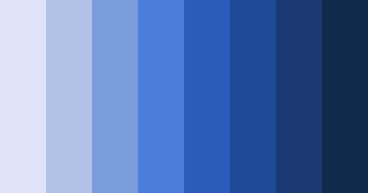 Download midnight cascade color palette PNG image (landscape)