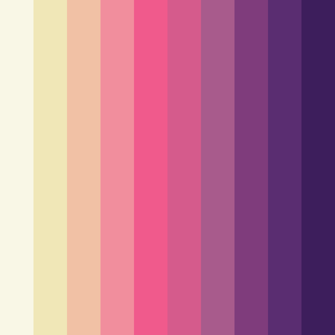Download contrasting harmony color palette PNG image (square)