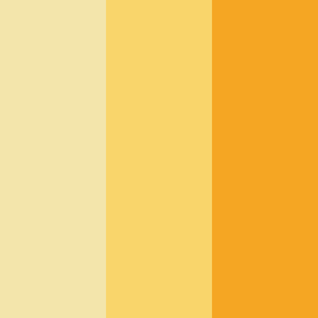 Download sunny citrus dream color palette PNG image (square)