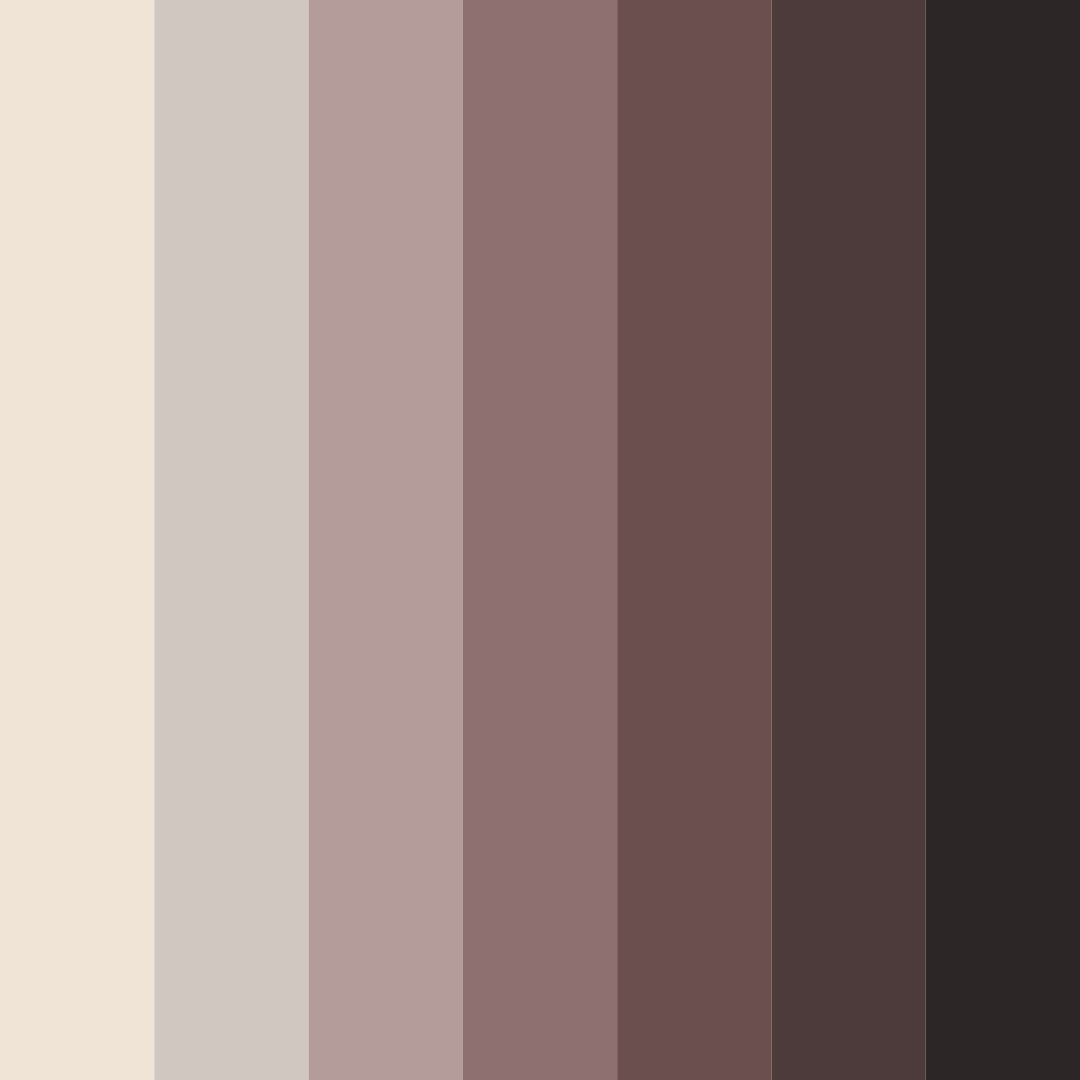 Download timeless elegance color palette PNG image (square)