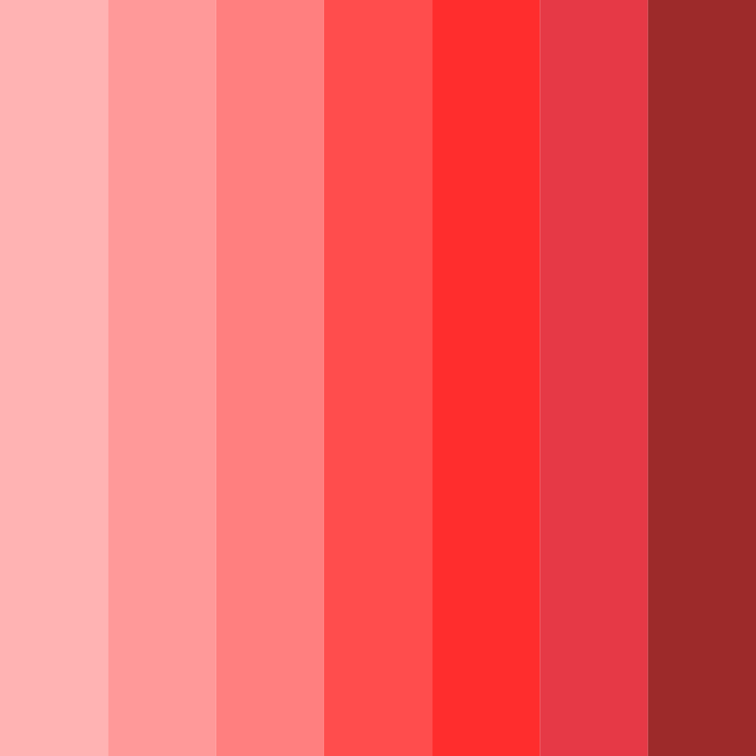 Download blushing ember color palette PNG image (square)