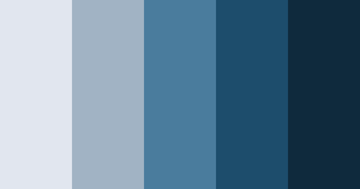 Download blue starry sky color palette PNG image (landscape)