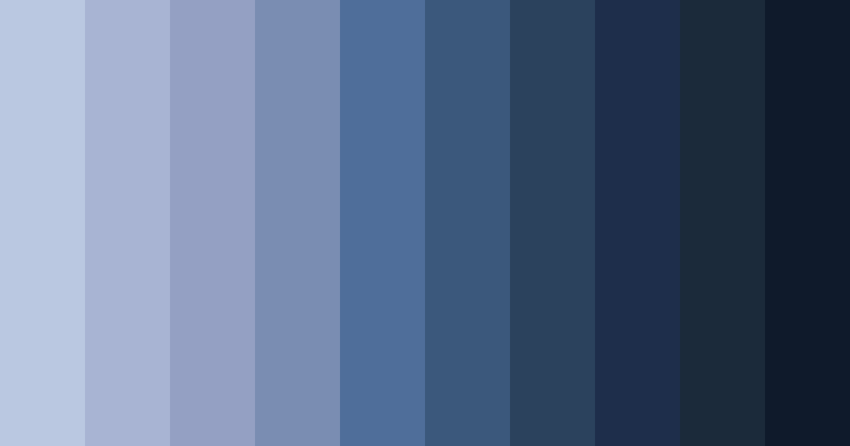 Download serenade of shadows color palette PNG image (landscape)